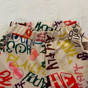 Handmade colorful pants
